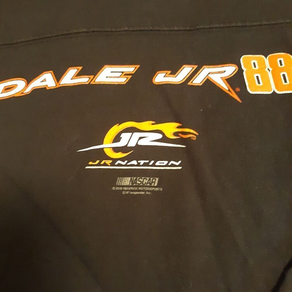 Vtg Dale Earnhardt Jr Long Sleeve Black T-shirt L NASCAR Chase Authentics #88 - Picture 2 of 8